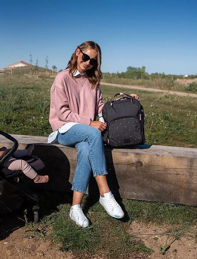 backpack Vuch Verner - Dotty Black - women´s