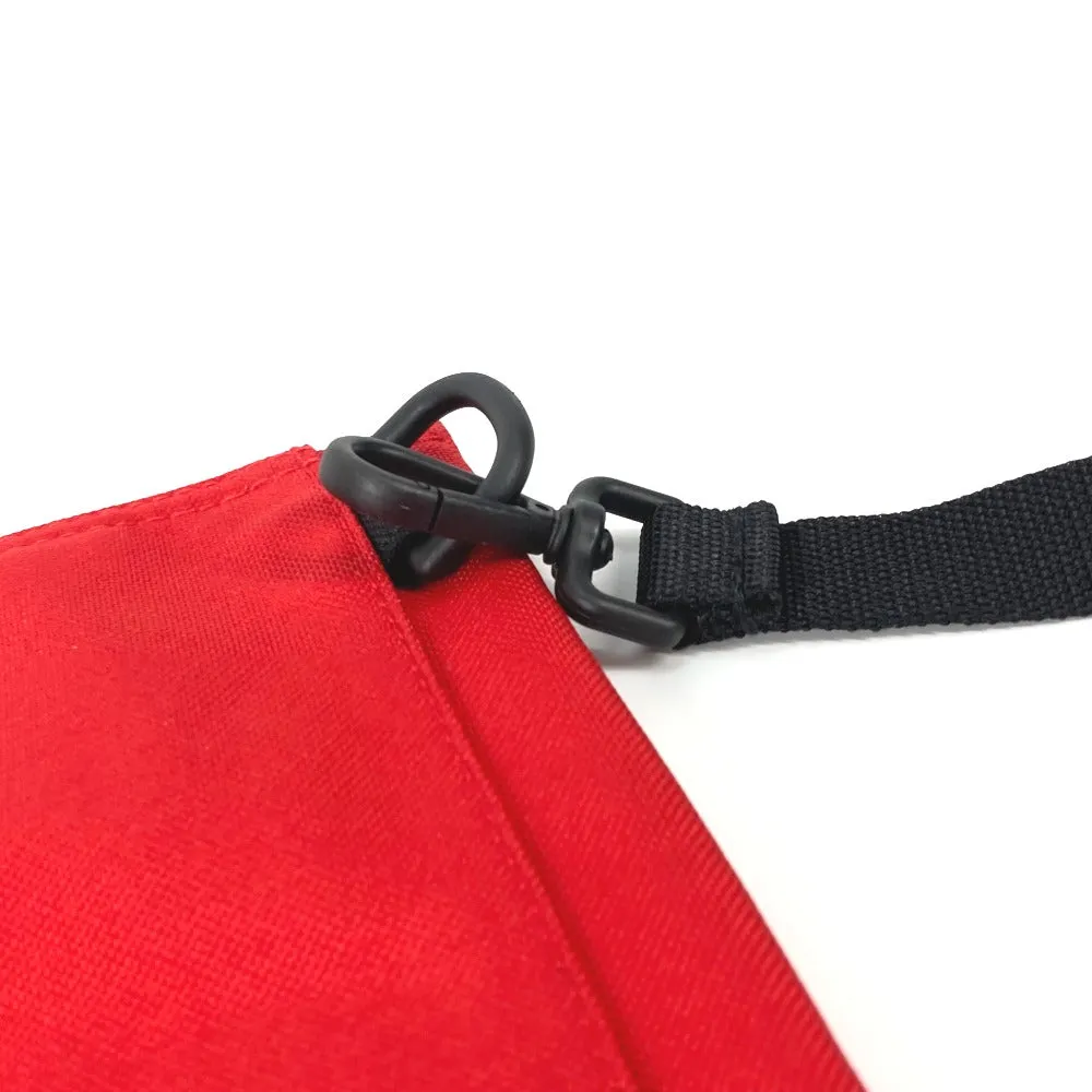 BALENCIAGA Shoulder Bag 618379 Nylon Red Crossbody Explorer Women