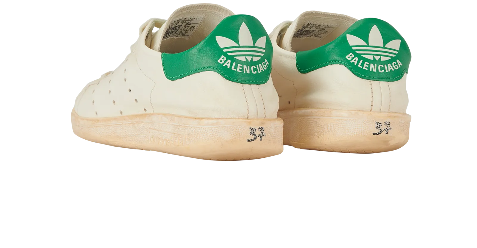 Balenciaga x Adidas Stan Smith Worn-Out Trainers