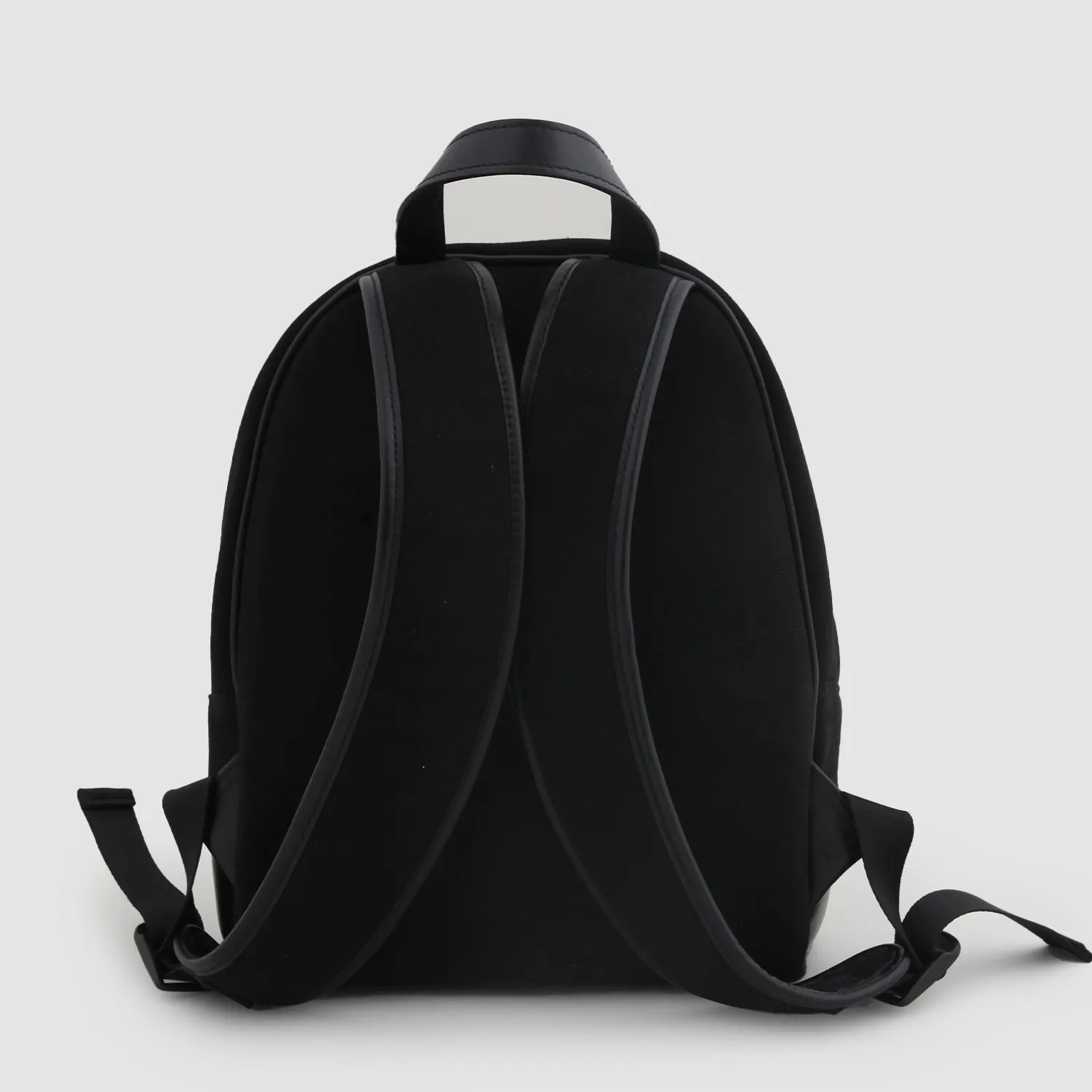 Balmain Balmain Unisex Black Backpack In Cotton With Logo