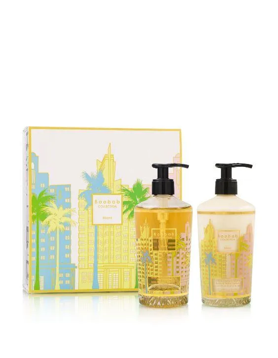 Baobab Collection    Gift Box Miami Body & Hand Lotion & Hand Wash