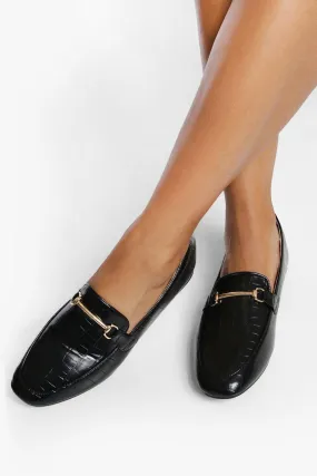 Bar Detail Loafers