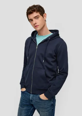 Basic sweatshirt jacket