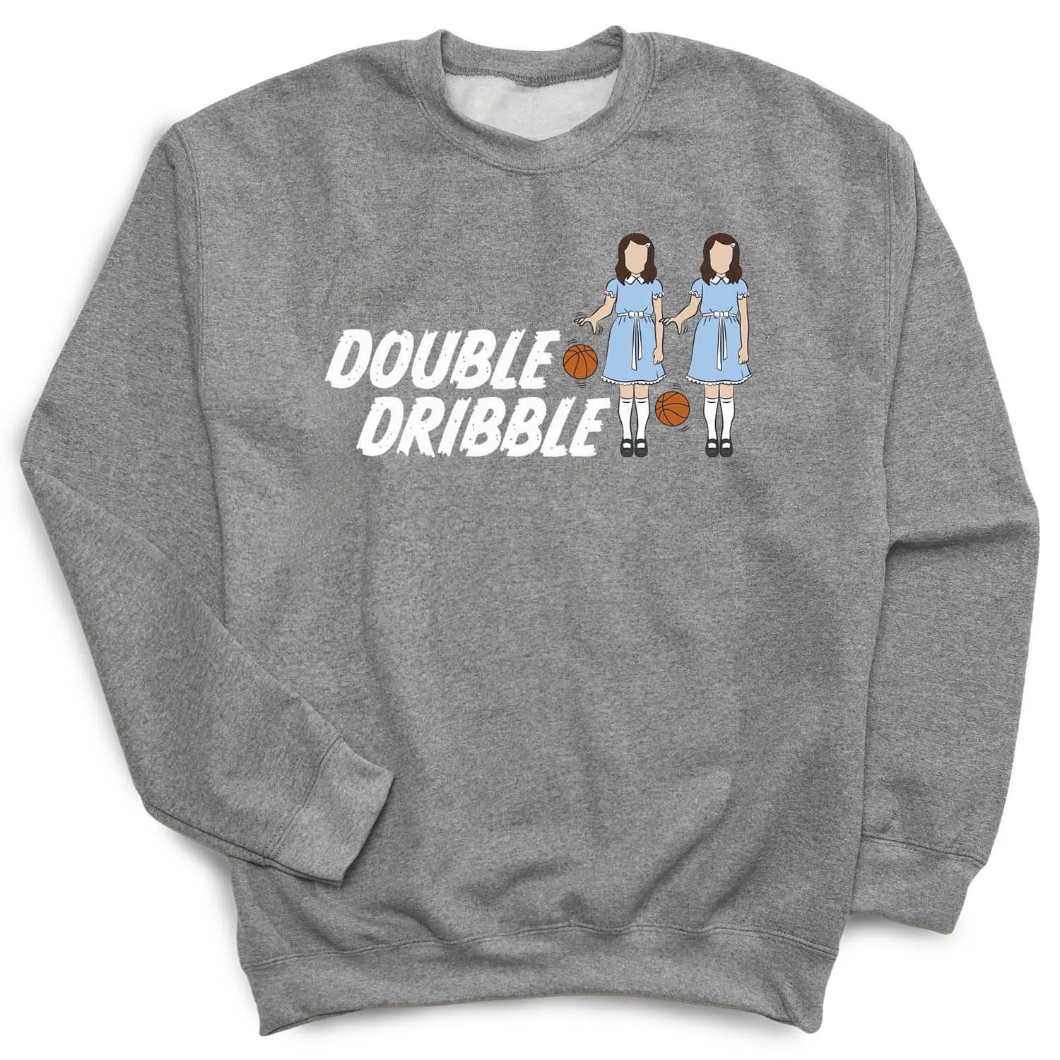 Basketball Crewneck Sweatshirt - Double Dribble 