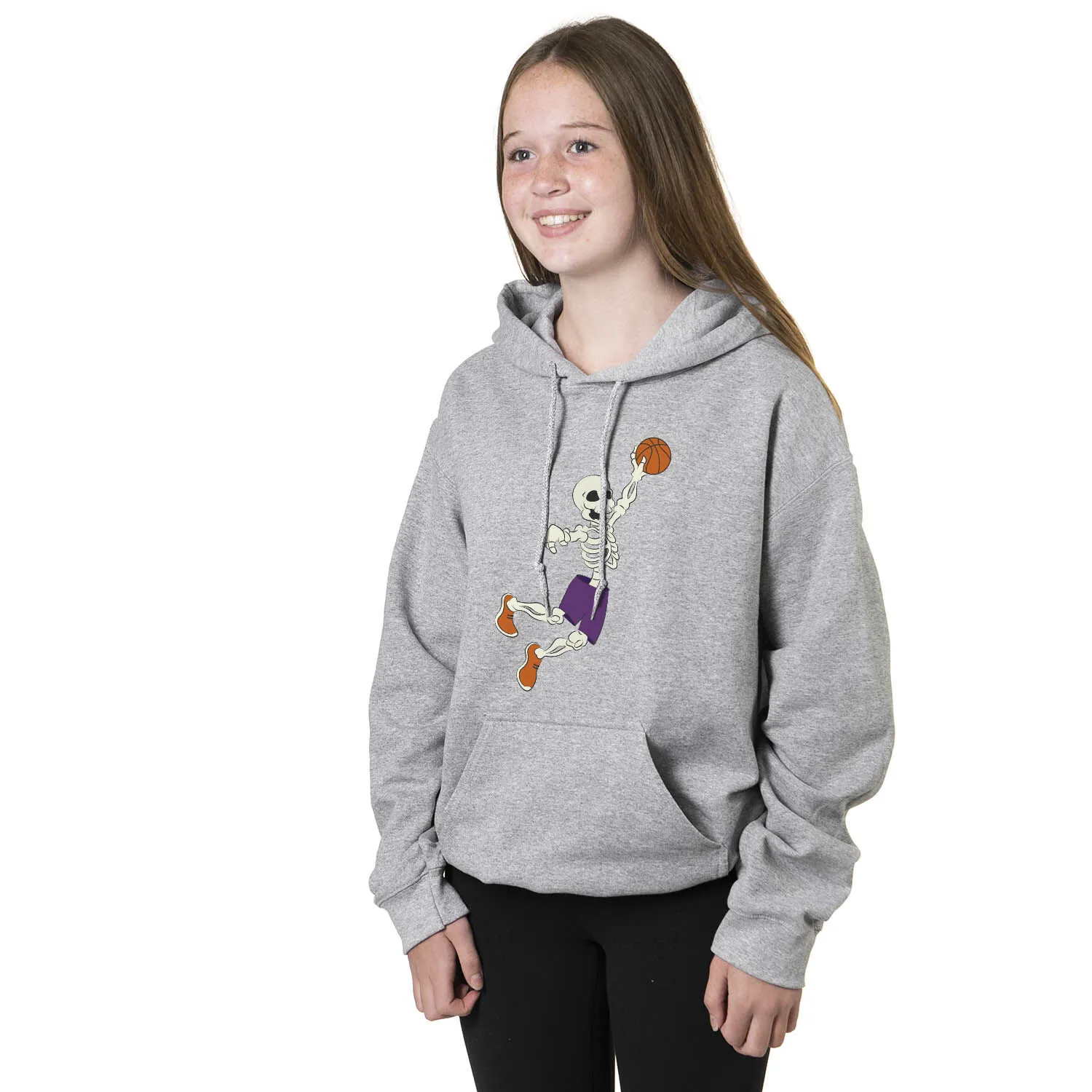 Basketball Hooded Sweatshirt - Bones Baller 
