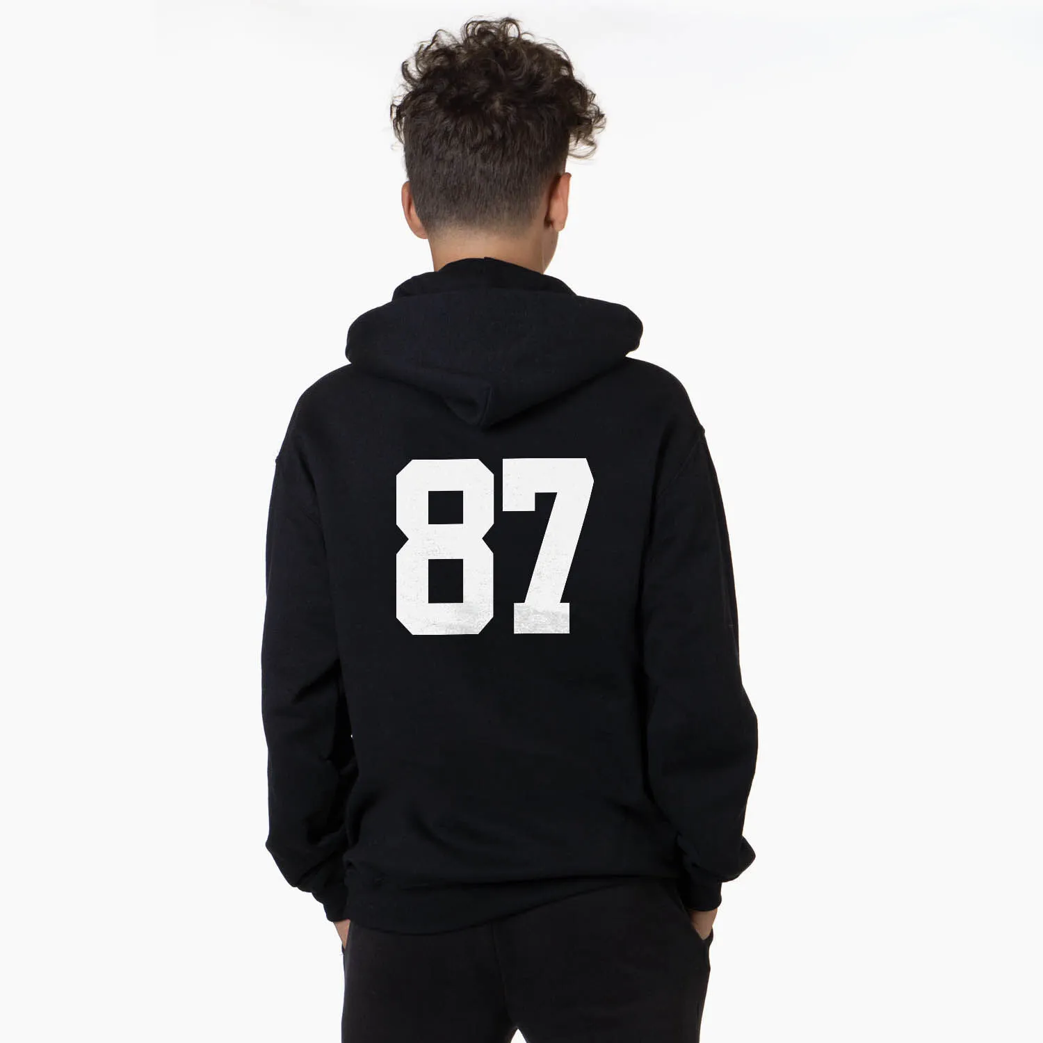 Basketball Hooded Sweatshirt - Eat. Sleep. Basketball. 