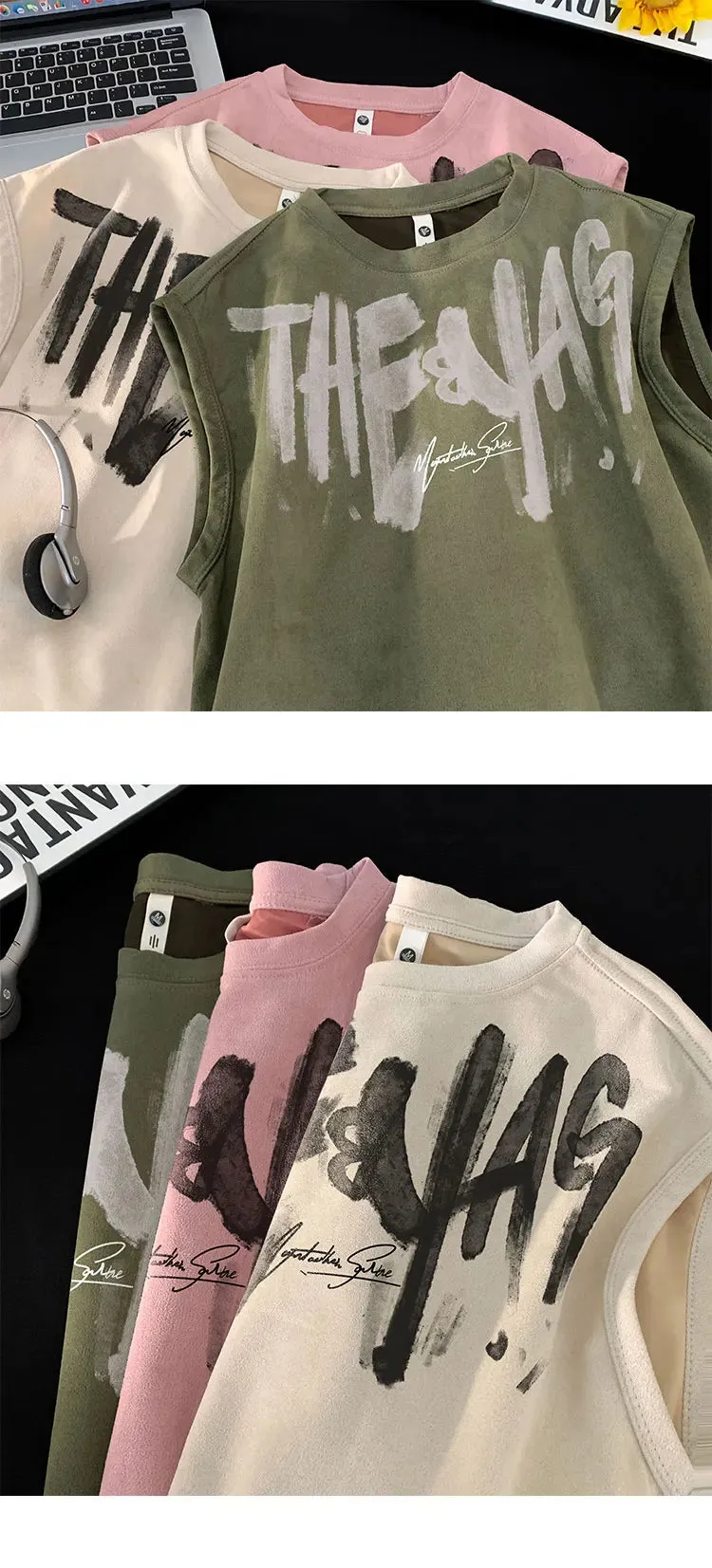 Basketball Vest Sleeveless Loose T-Shirt