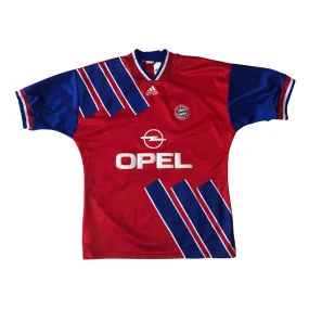 Bayern Munich Original Adidas Equipment 1991/1993 Home Vintage Football Shirt Large