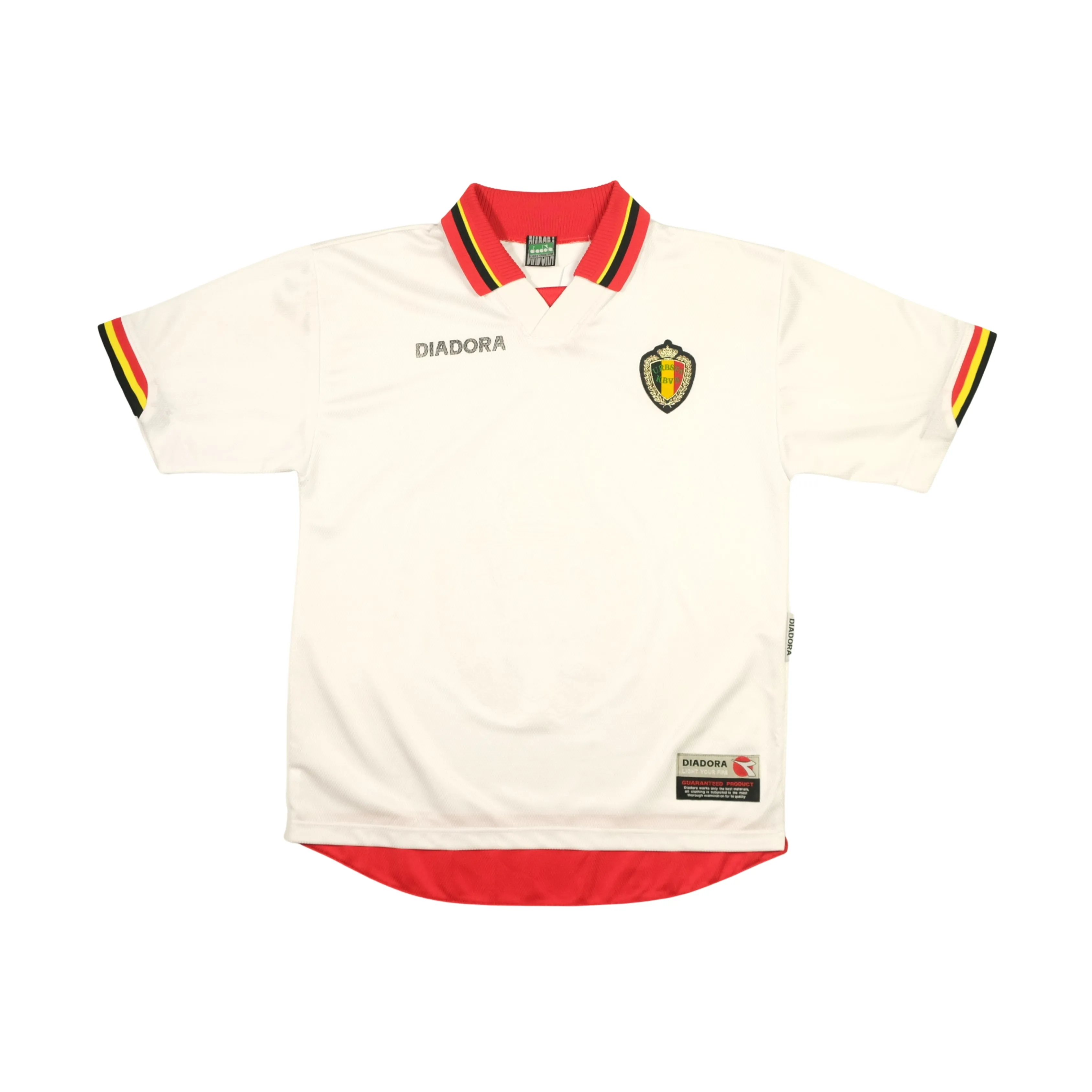 Belgium Diadora Original 1996/1997 Home Football Shirt Medium/Large