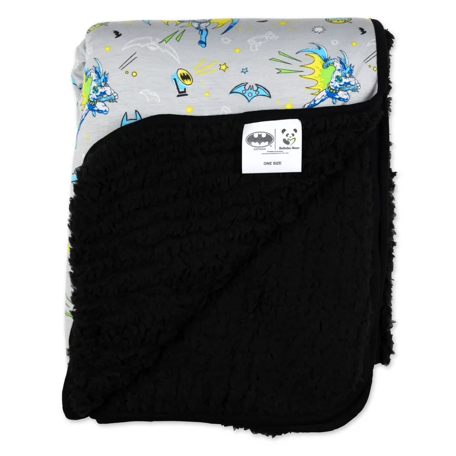 Bellabu Bear Batman Sherpa Blanket