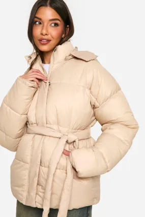 Belted Puffer Jacket