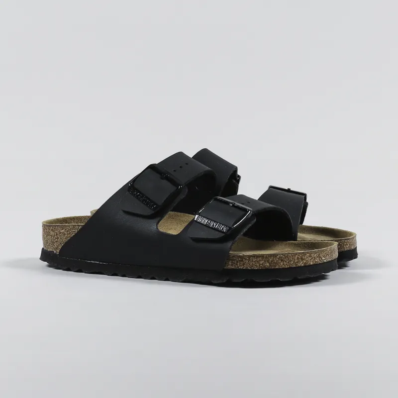 Birkenstock Womens Arizona Birko-Flor Narrow Fit Sandals Black