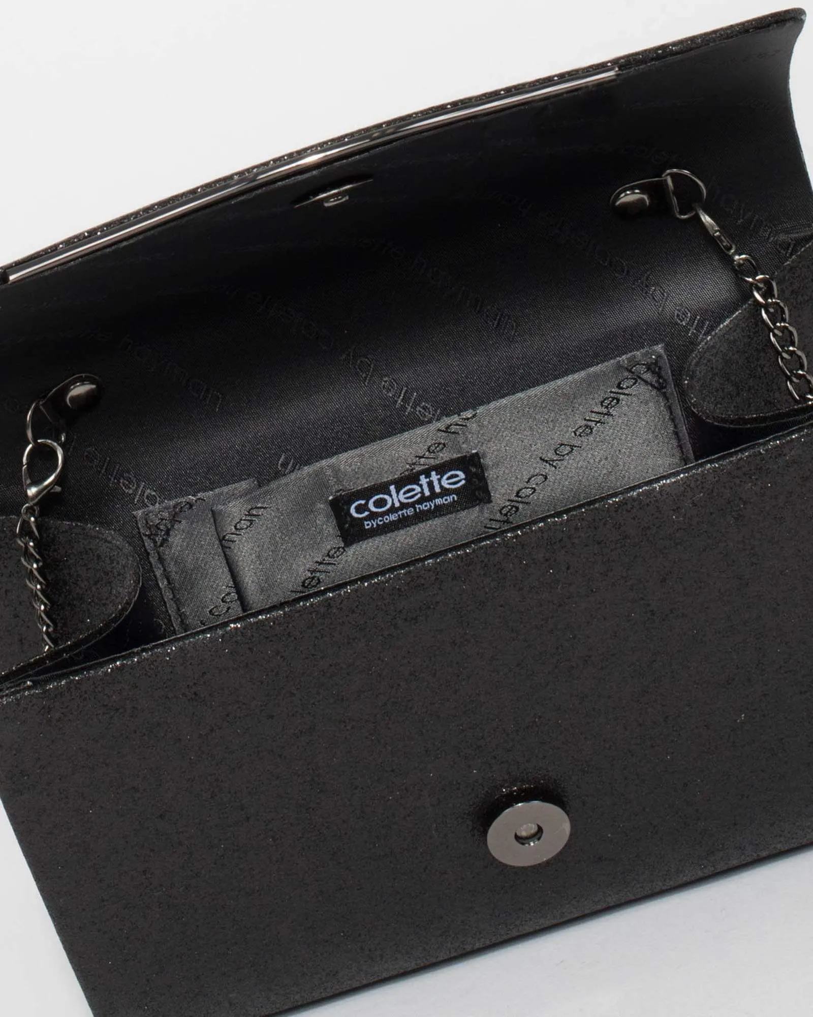 Black Adele Evening Clutch Bag