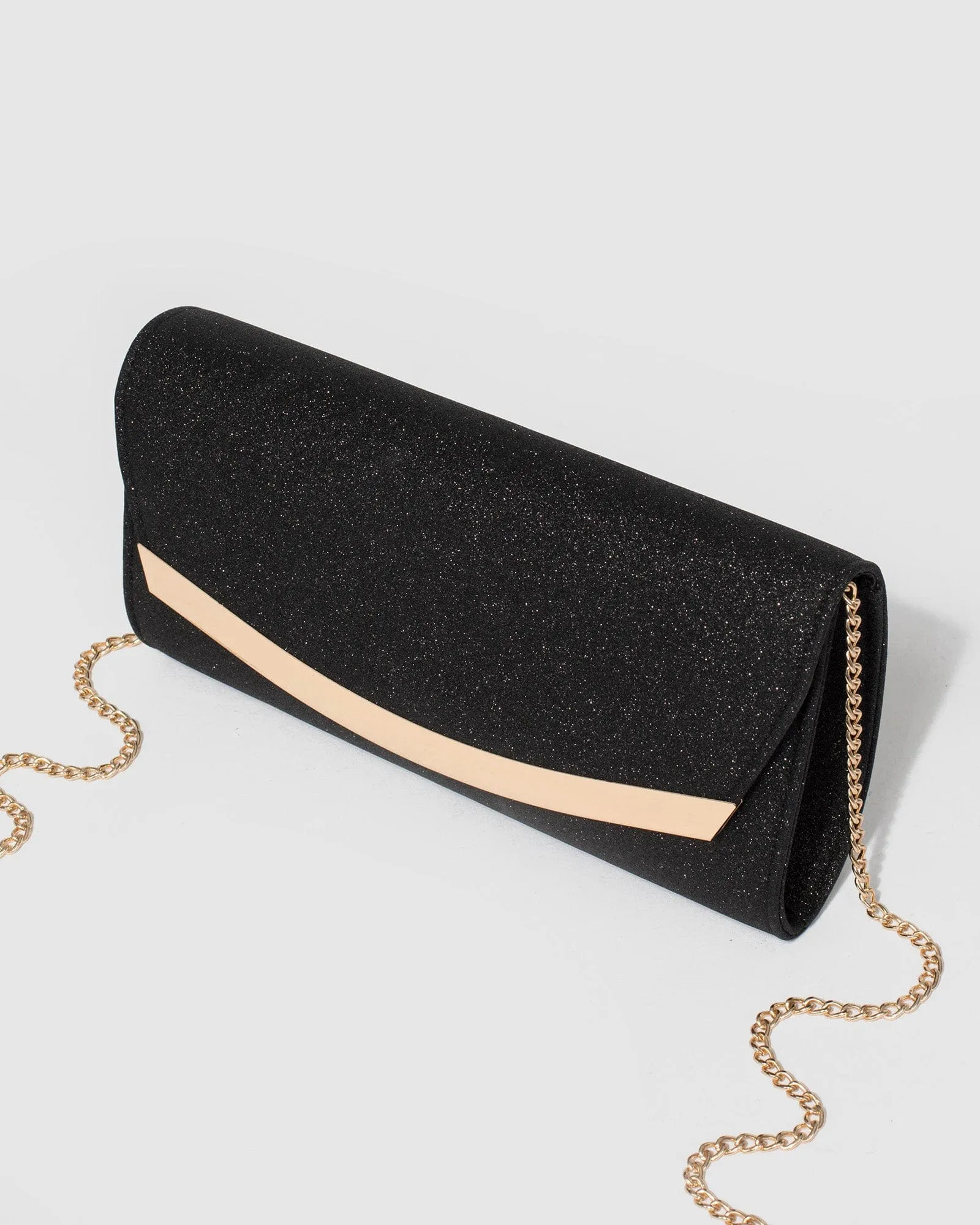 Black Sammi Evening Clutch Bag