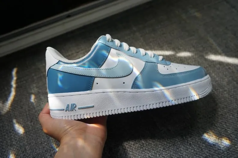 Blue Air Force 1 Custom Nike Air Force 1