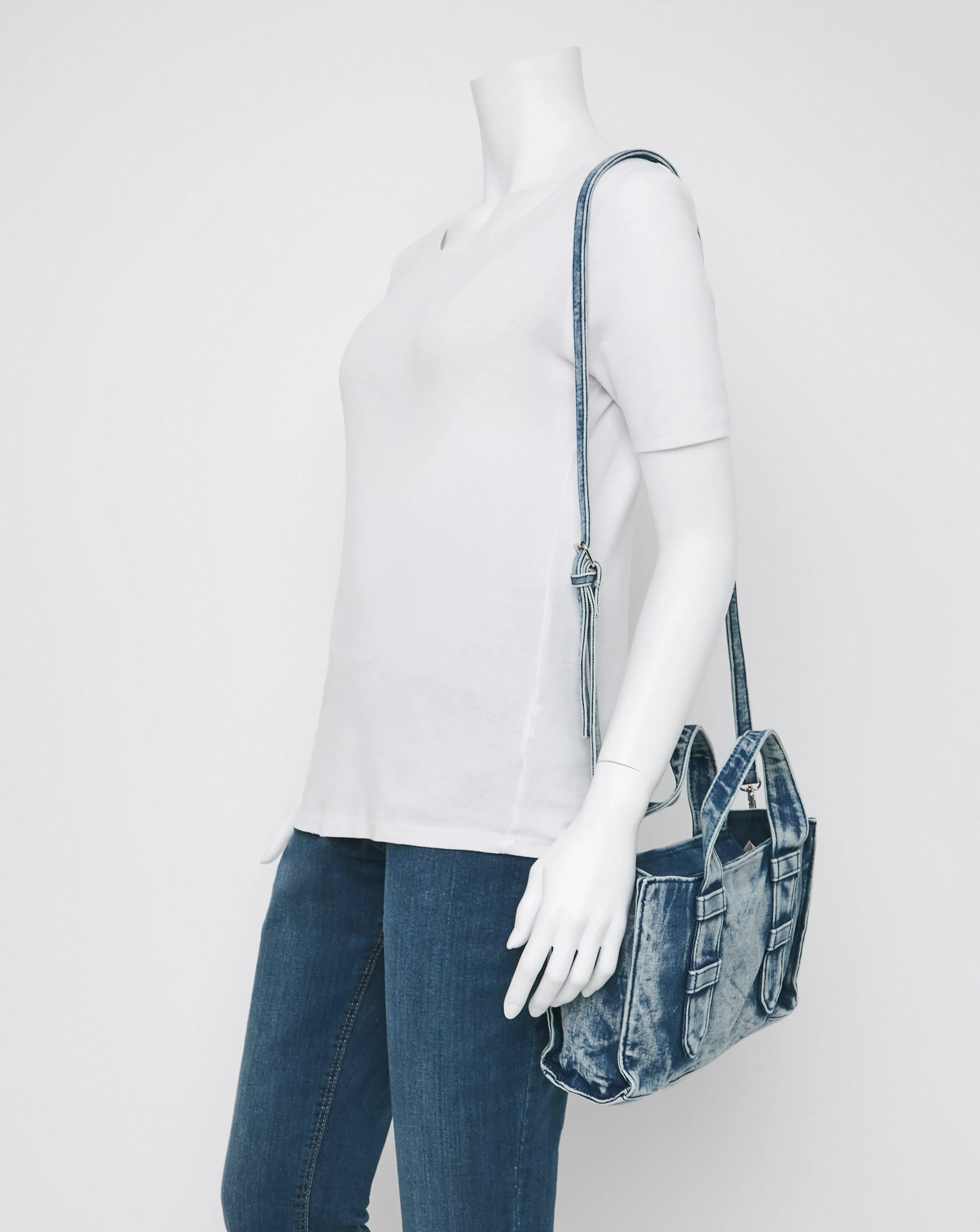 Blue Denim Mini Tote Bag | Simply Be