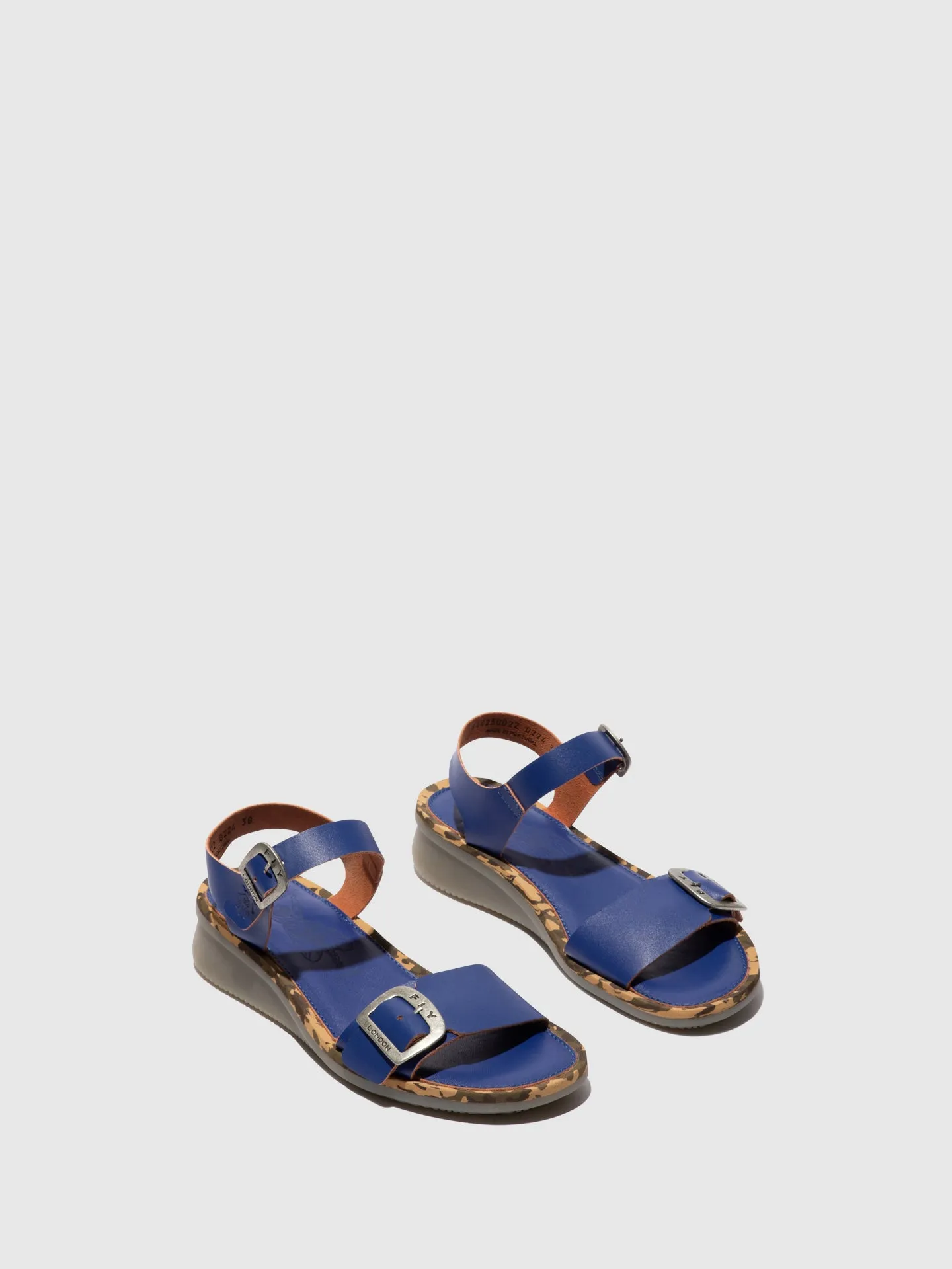 Blue Sling-Back Sandals