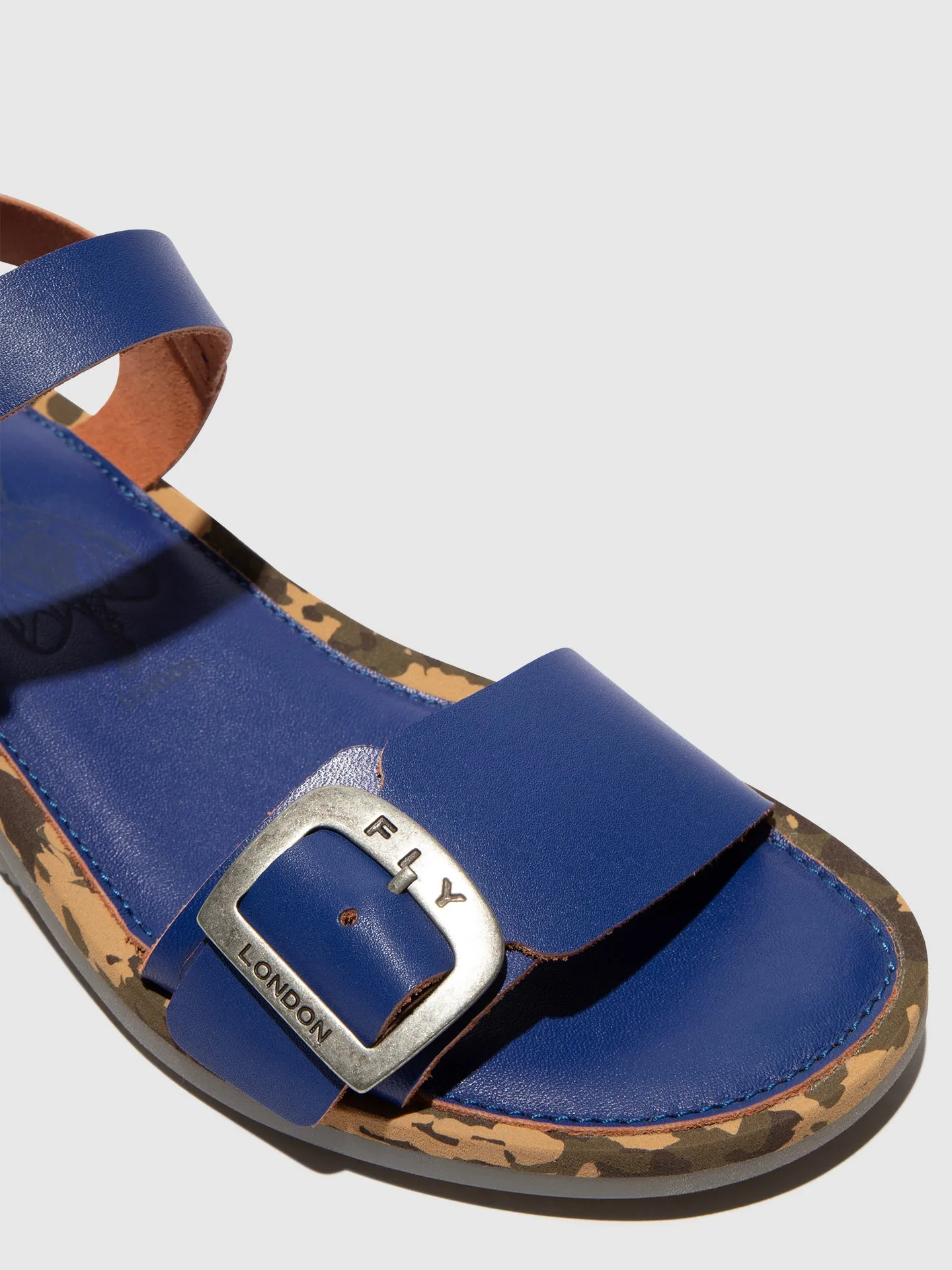 Blue Sling-Back Sandals