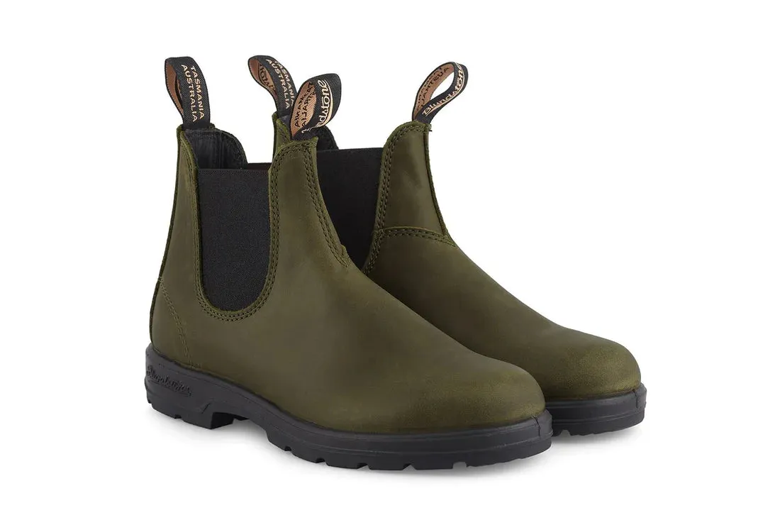 Blundstone - 2052 Dark Olive Leather Chelsea Boots