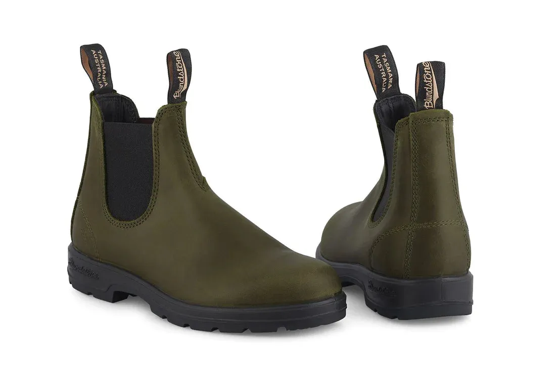 Blundstone - 2052 Dark Olive Leather Chelsea Boots