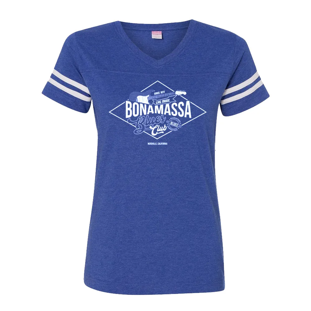 Bonamassa Blues Club Football V-Neck (Women)