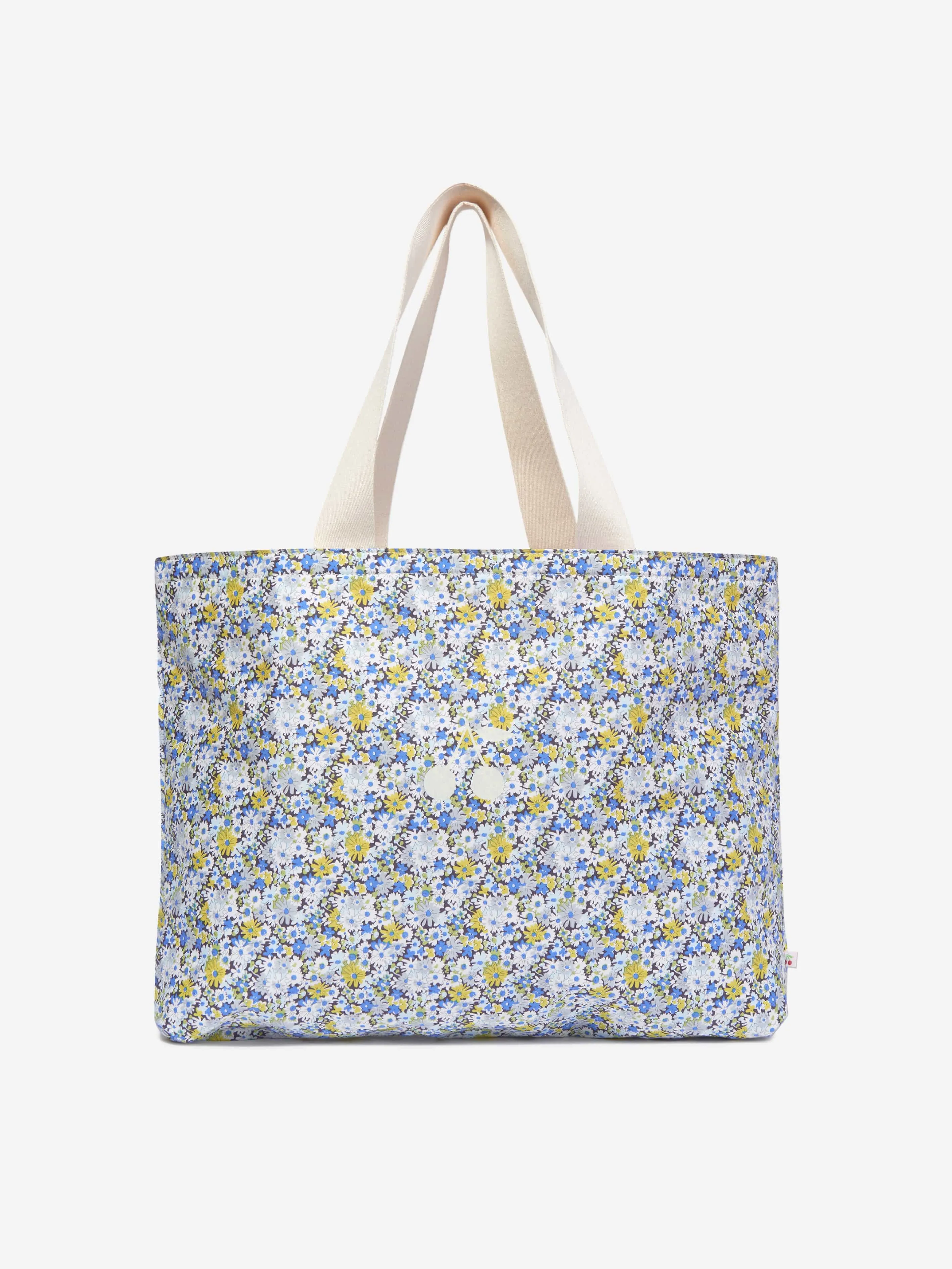 Bonpoint Girls Diba Floral Tote Bag in Blue (38.5cm)