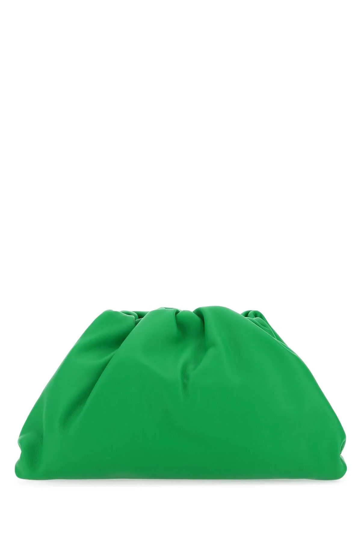 Bottega Veneta Grass Green Nappa Leather Teen Pouch Clutch