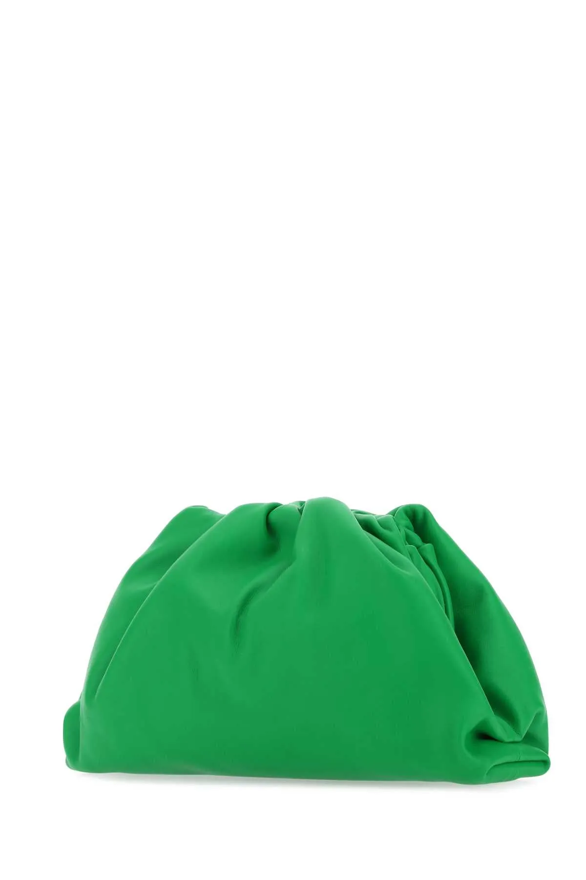 Bottega Veneta Grass Green Nappa Leather Teen Pouch Clutch