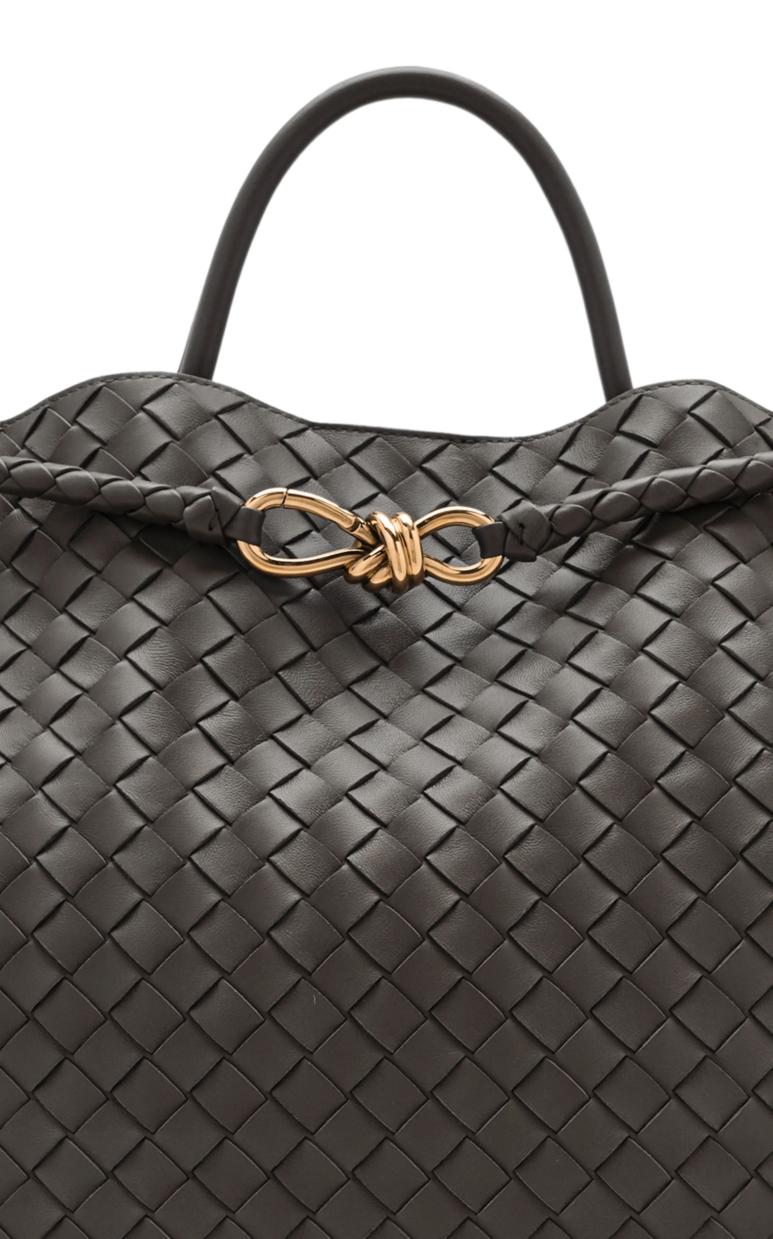 Bottega Veneta Large Andiamo Intrecciato Leather Tote Bag