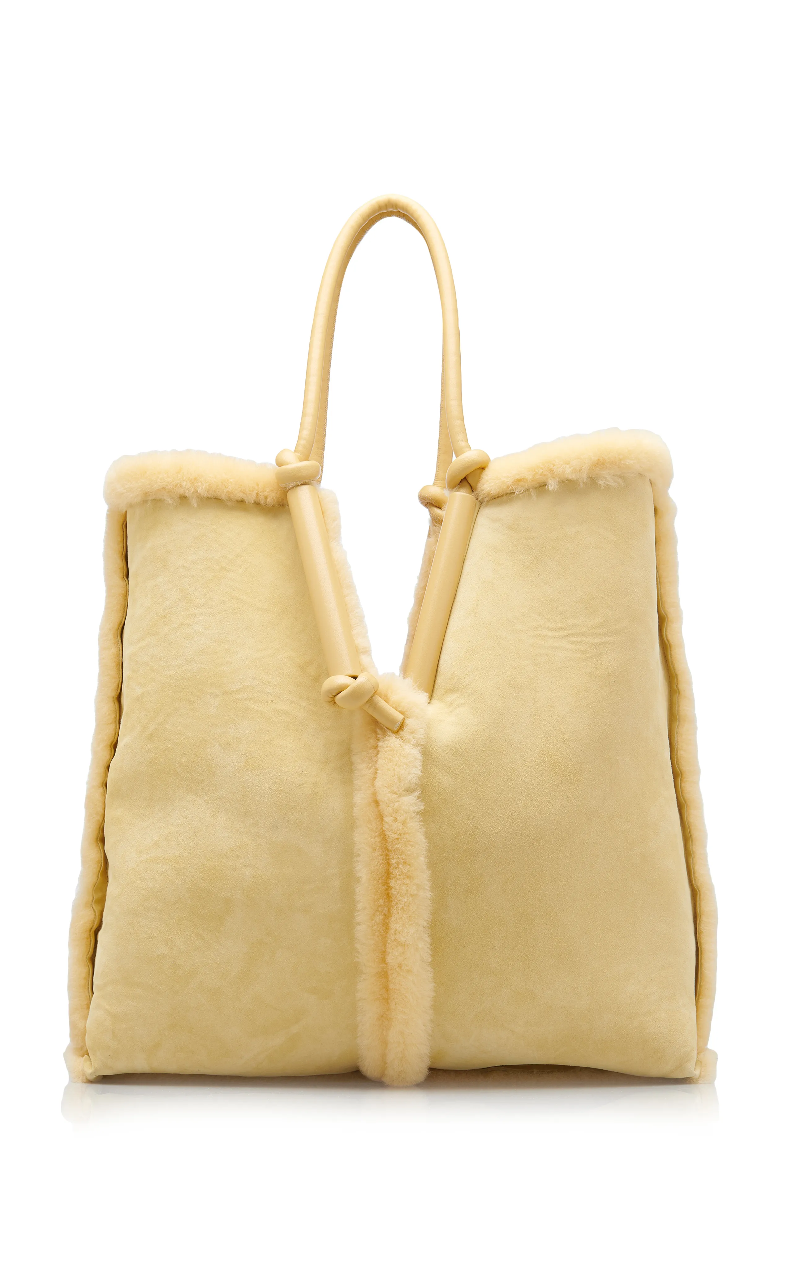 Bottega Veneta Reversible Oversized Shearling Tote Bag