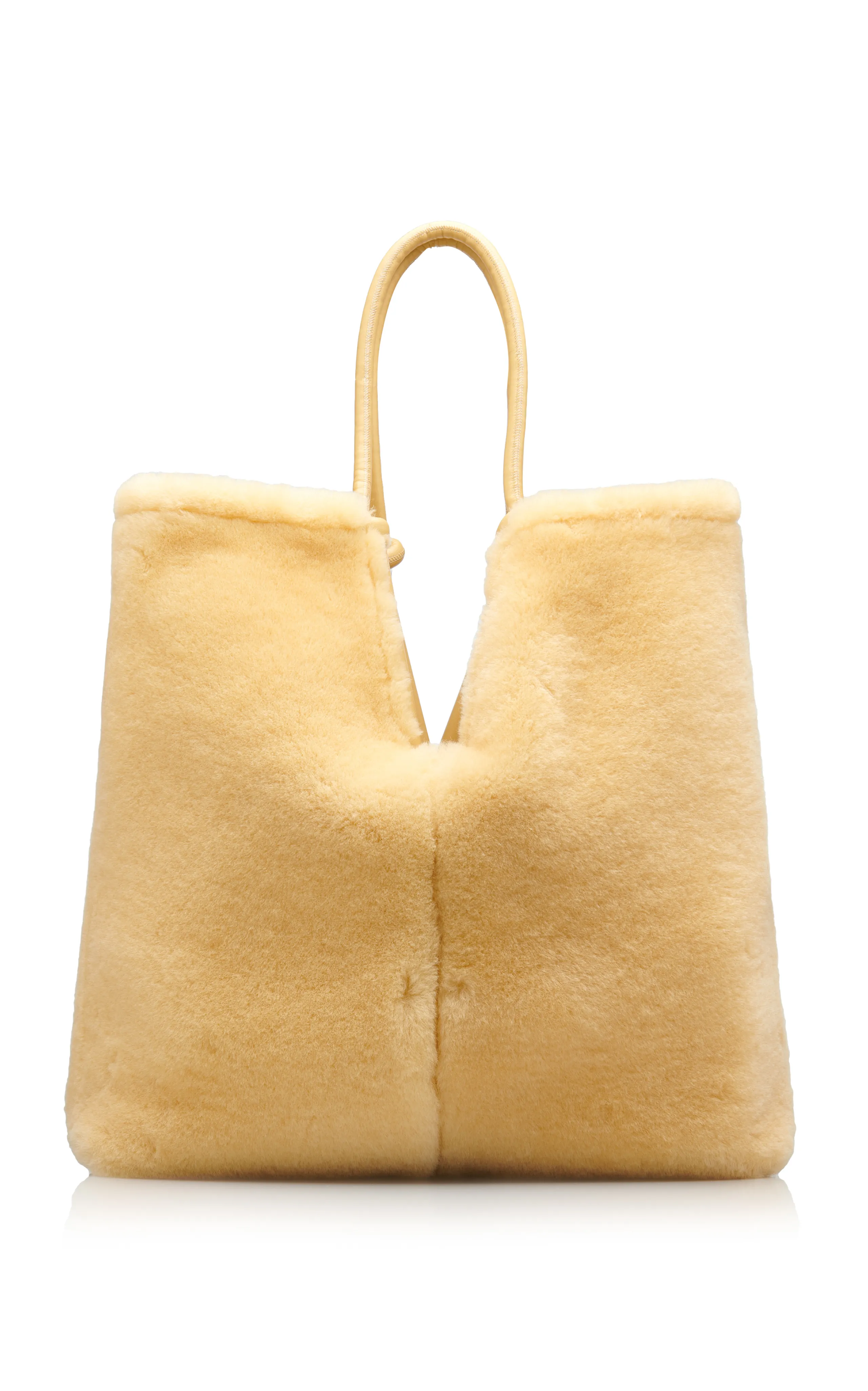 Bottega Veneta Reversible Oversized Shearling Tote Bag