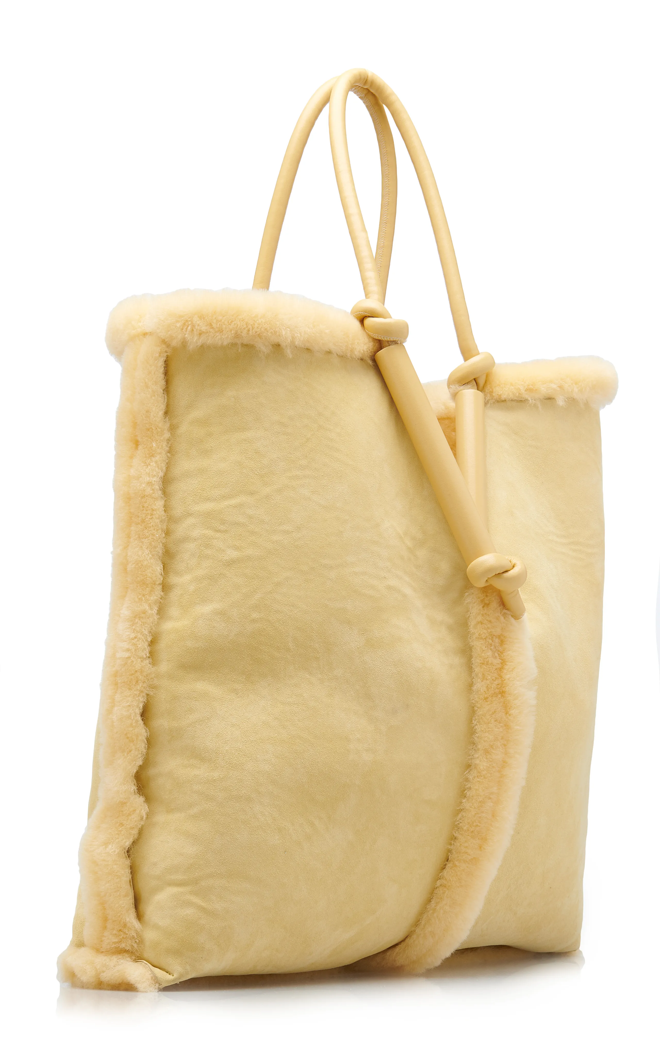 Bottega Veneta Reversible Oversized Shearling Tote Bag