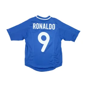 Brazil Ronaldo 9 Original Away Football Shirt 2000/2002 Nike Small/Medium
