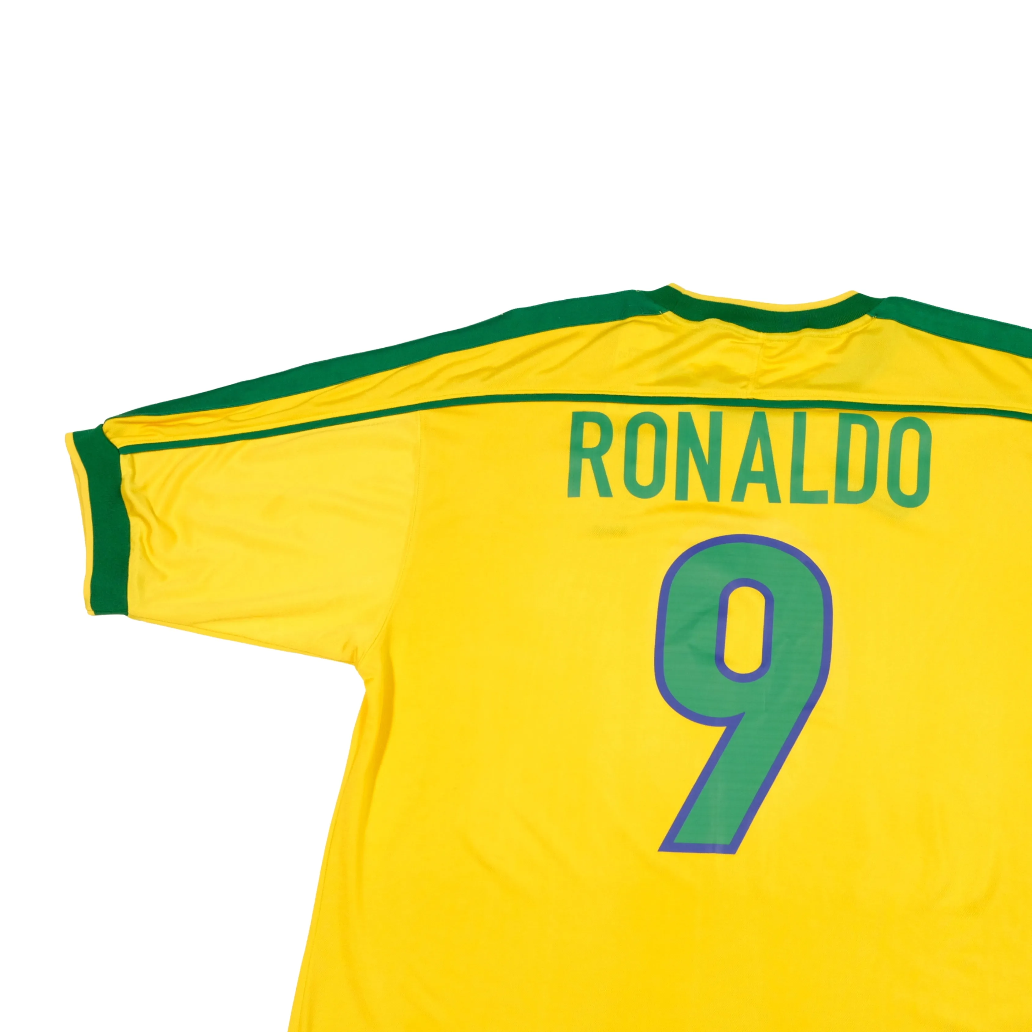 Brazil Ronaldo 9 Original Home Football Shirt 1998/2000 Nike Large