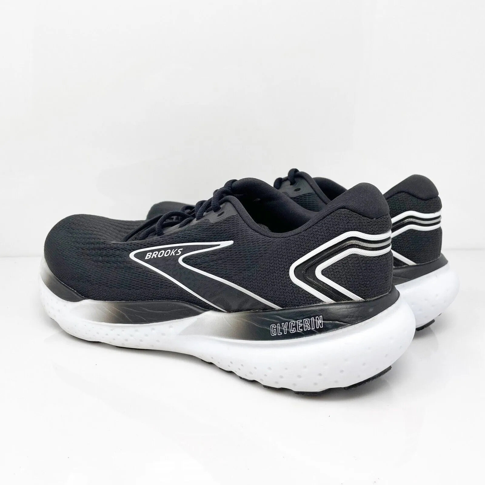 Brooks Mens Glycerin 21 1104191D090 Black Running Shoes Sneakers Size 10 D