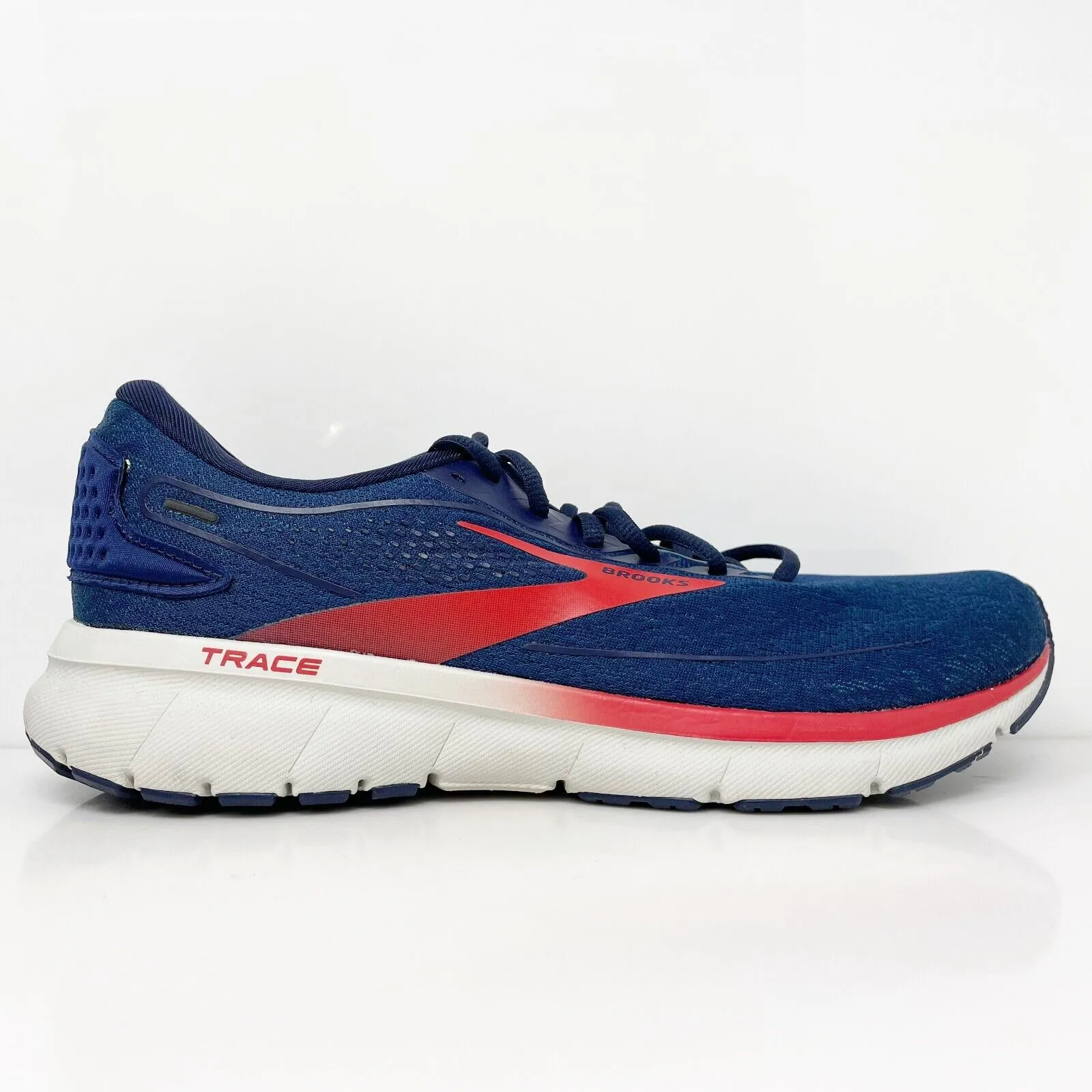 Brooks Mens Trace 2 1103881D420 Blue Running Shoes Sneakers Size 10.5 D