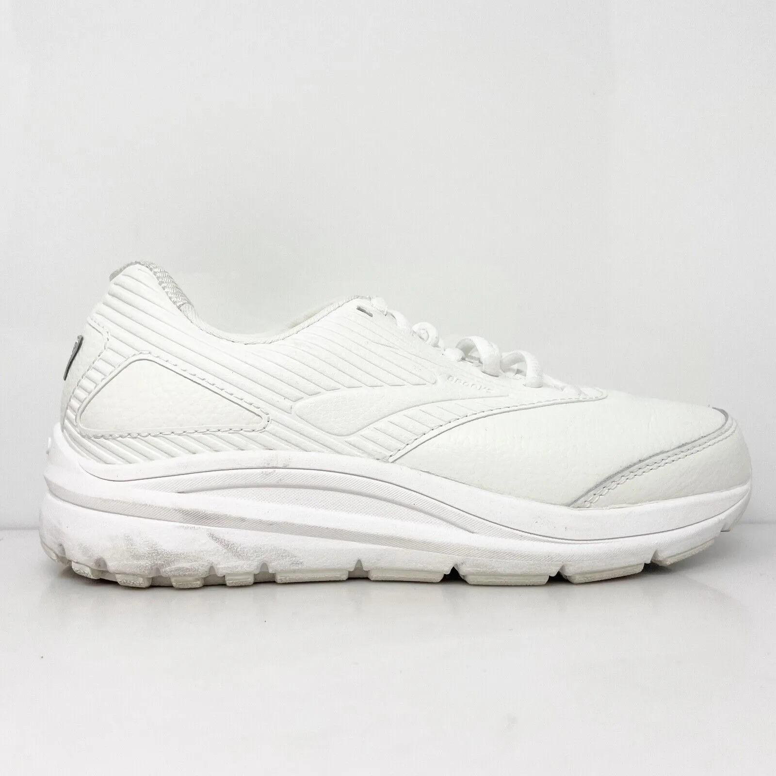 Brooks Womens Addiction Walker 2 1203071B142 White Running Shoes Sneakers Sz 6 B