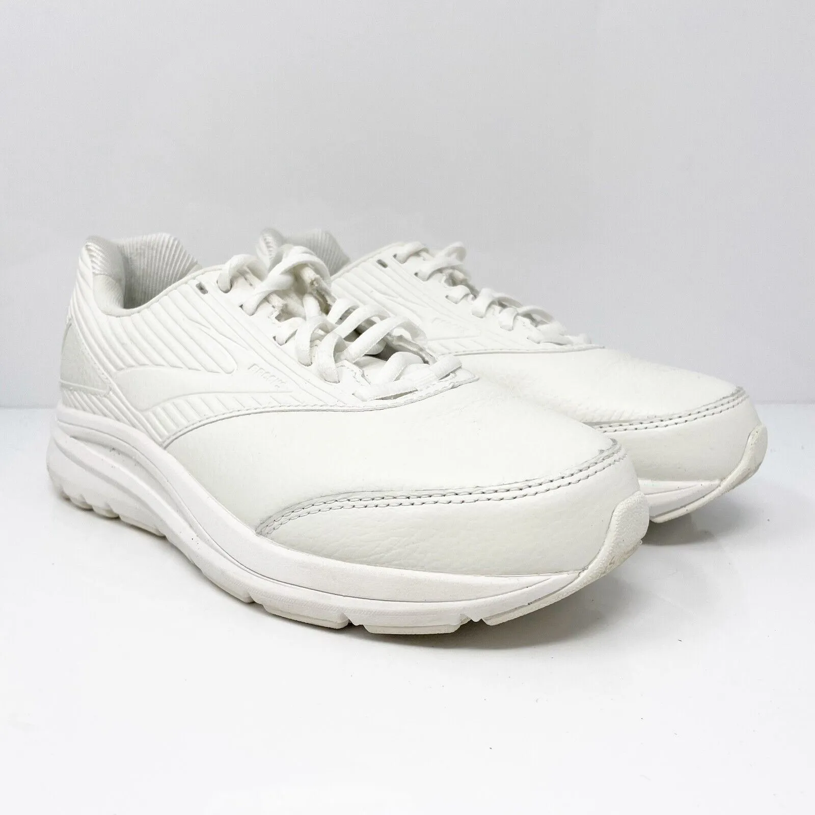 Brooks Womens Addiction Walker 2 1203071D142 White Running Shoes Sneakers Sz 7 D