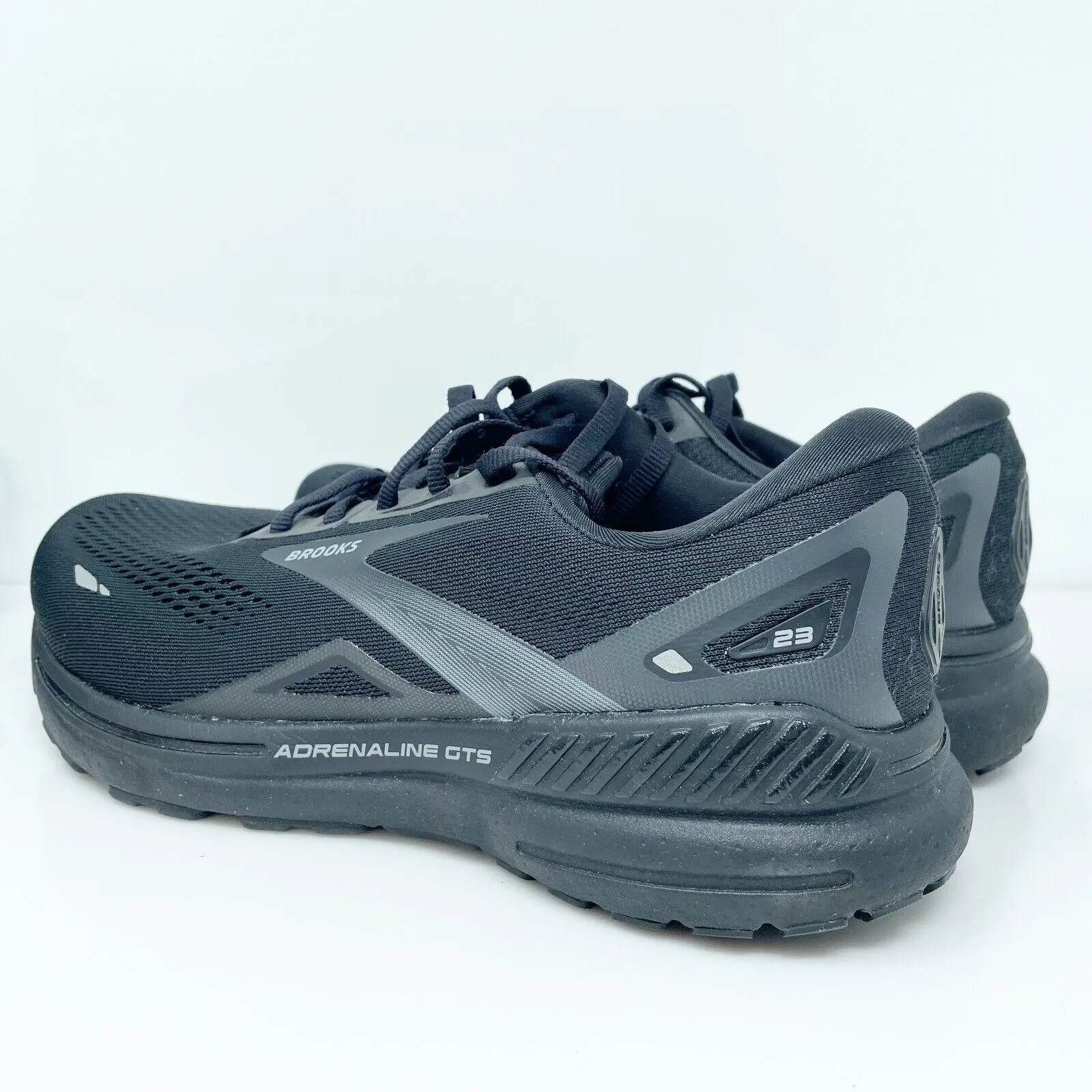 Brooks Womens Adrenaline GTS 23 1203812E020 Black Running Shoes Sneakers 9.5 2E