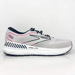 Brooks Womens Ariel GTS 23 1203901B078 Gray Running Shoes Sneakers Size 8 B