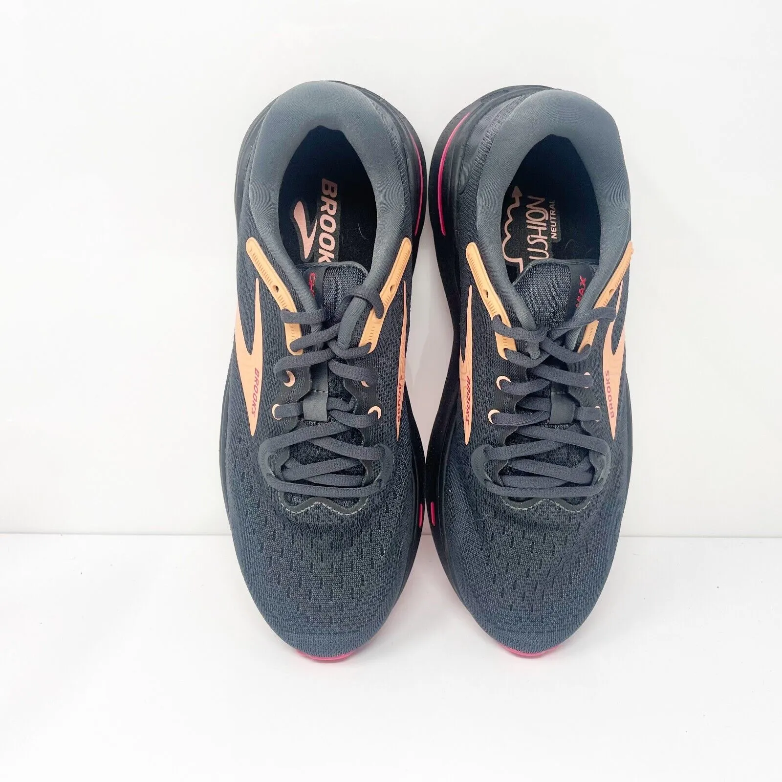 Brooks Womens Ghost Max 1203951B049 Black Running Shoes Sneakers Size 10 B