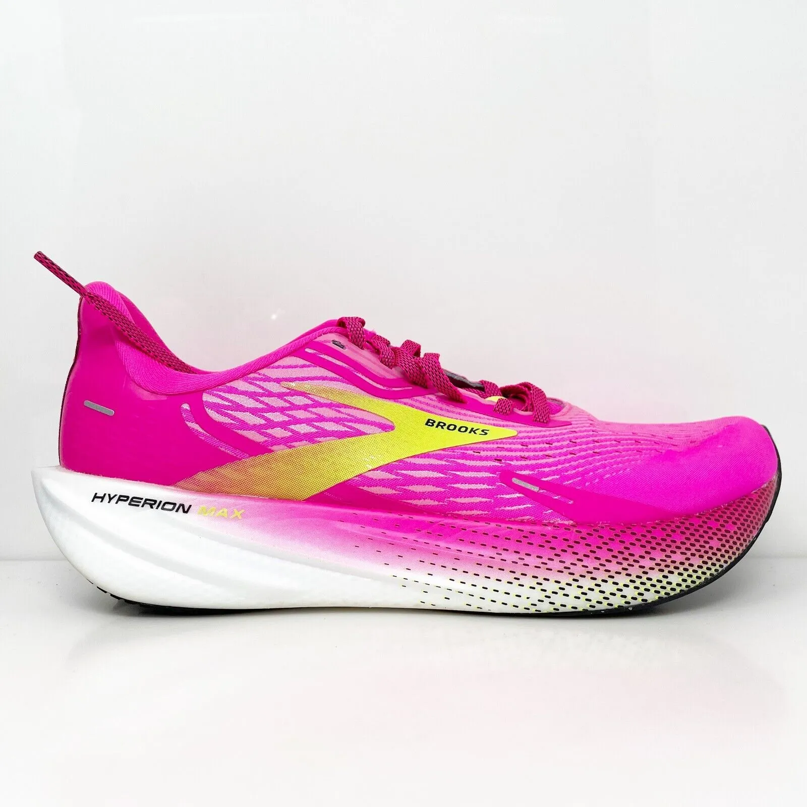 Brooks Womens Hyperion Max 1203771B661 Pink Running Shoes Sneakers Size 9 B