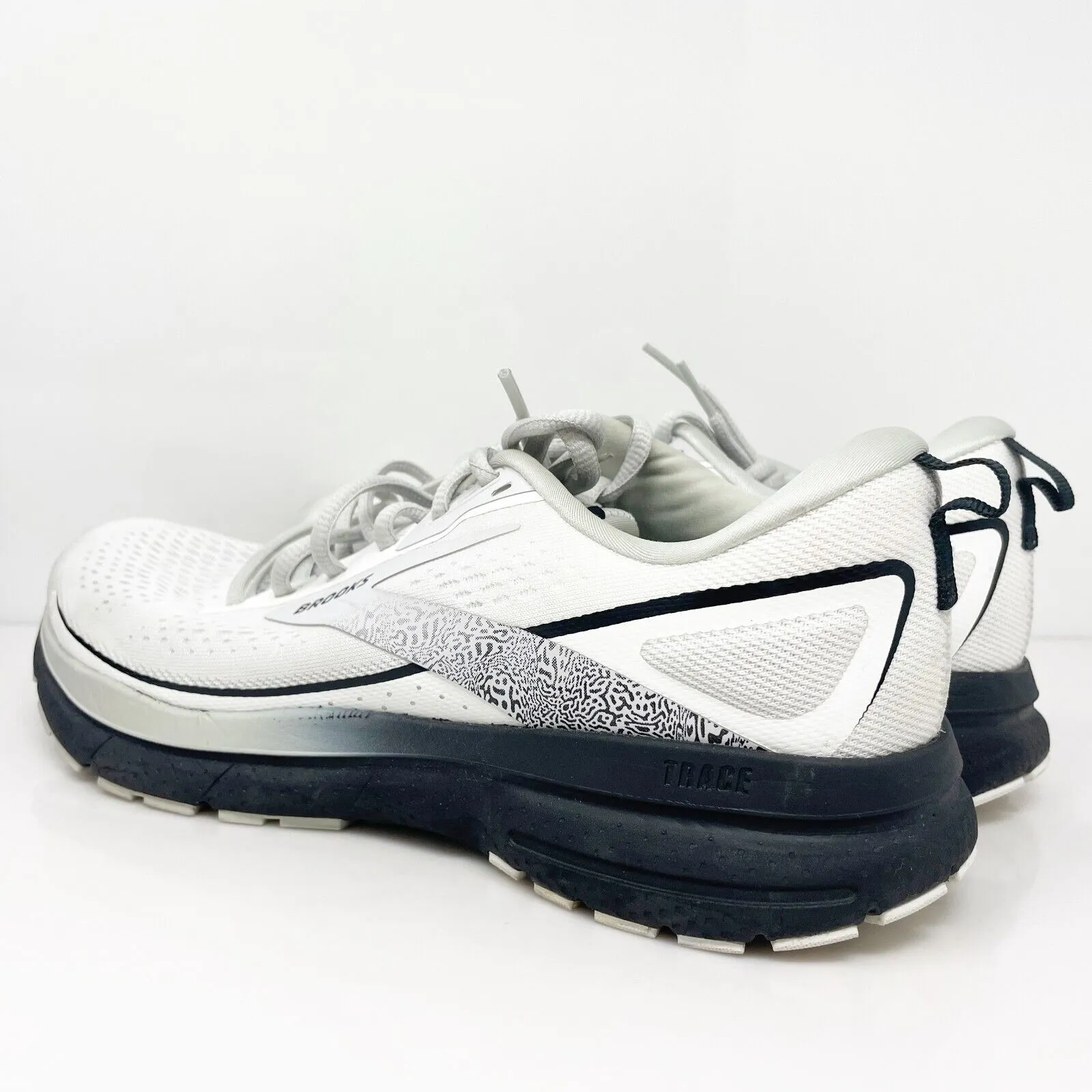 Brooks Womens Trace 3 1204011B191 White Running Shoes Sneakers Size 10 B