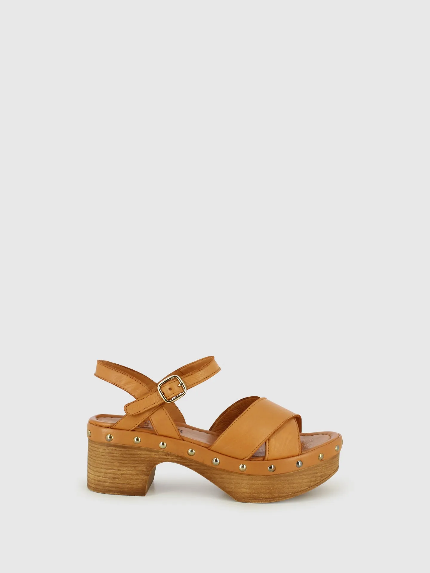 Brown Ankle Strap Sandals