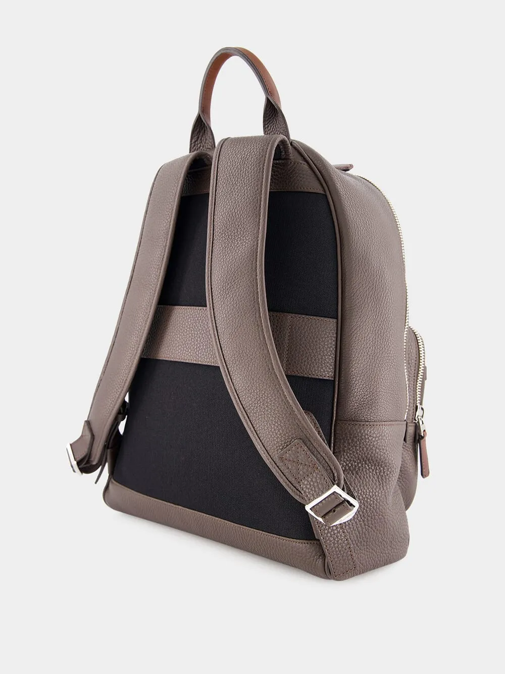 Brown Leather Backpack