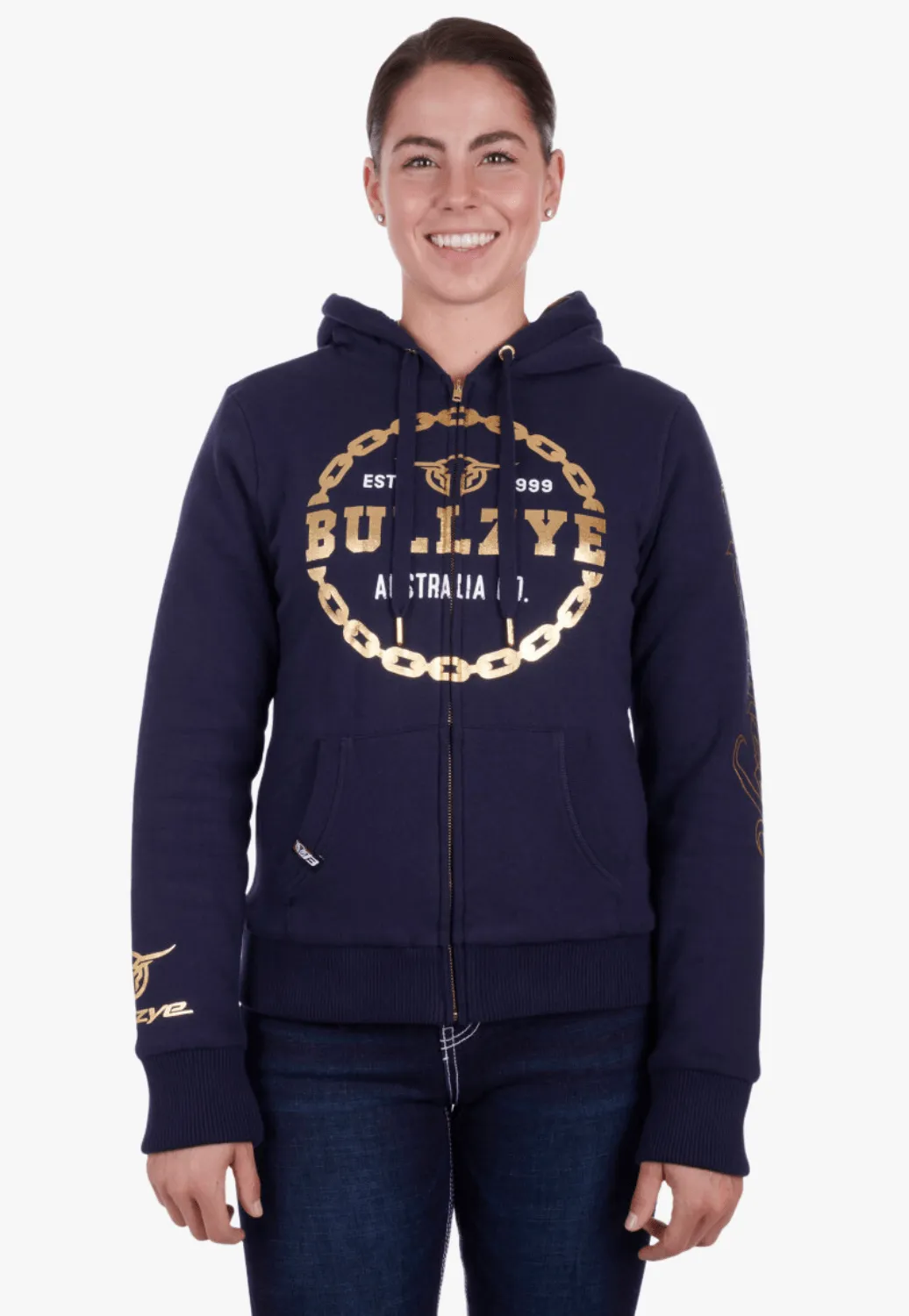 Bullzye Womens Kamala Zip Up Hoodie