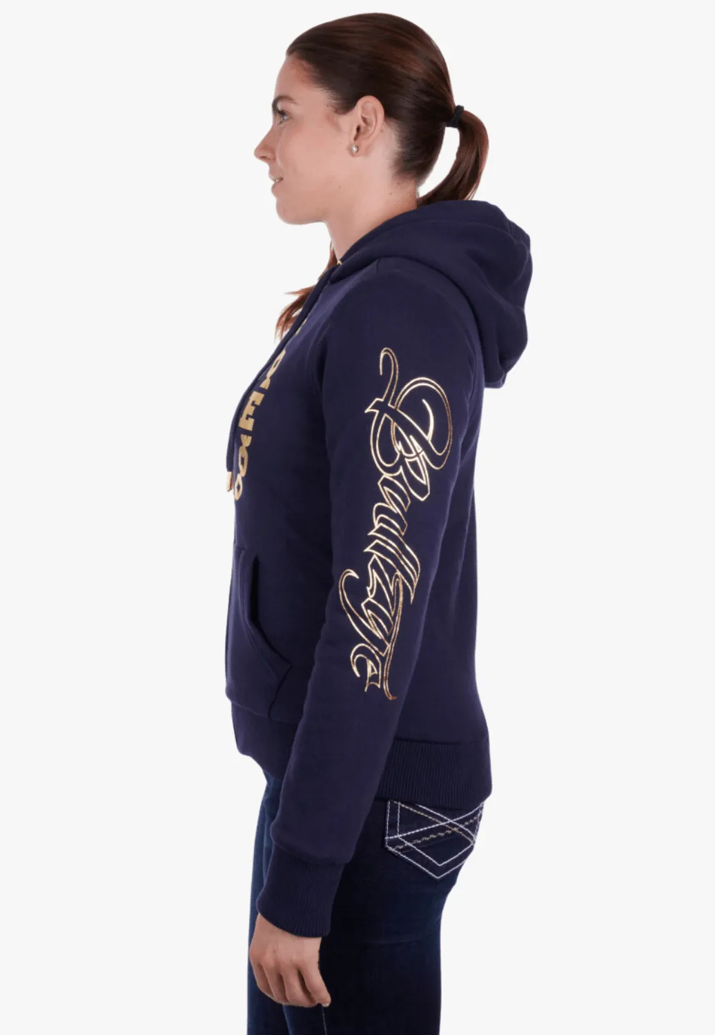 Bullzye Womens Kamala Zip Up Hoodie