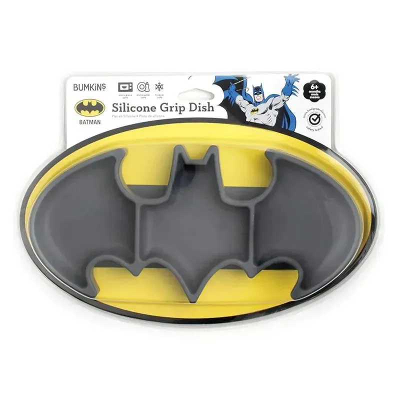 Bumkins - Silicone Grip Dish, Batman