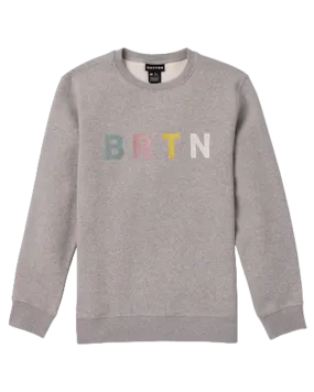 Burton Brtn Crewneck Sweatshirt - Gray Heather Multi