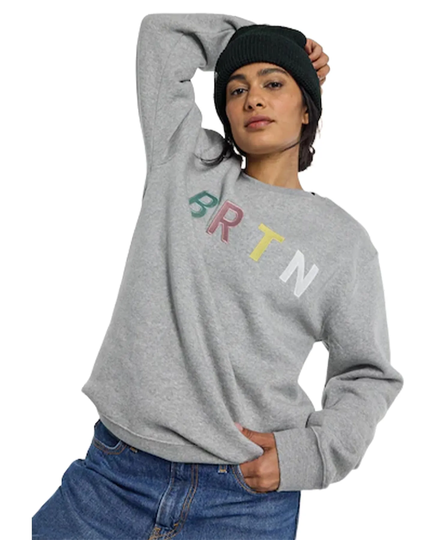 Burton Brtn Crewneck Sweatshirt - Gray Heather Multi